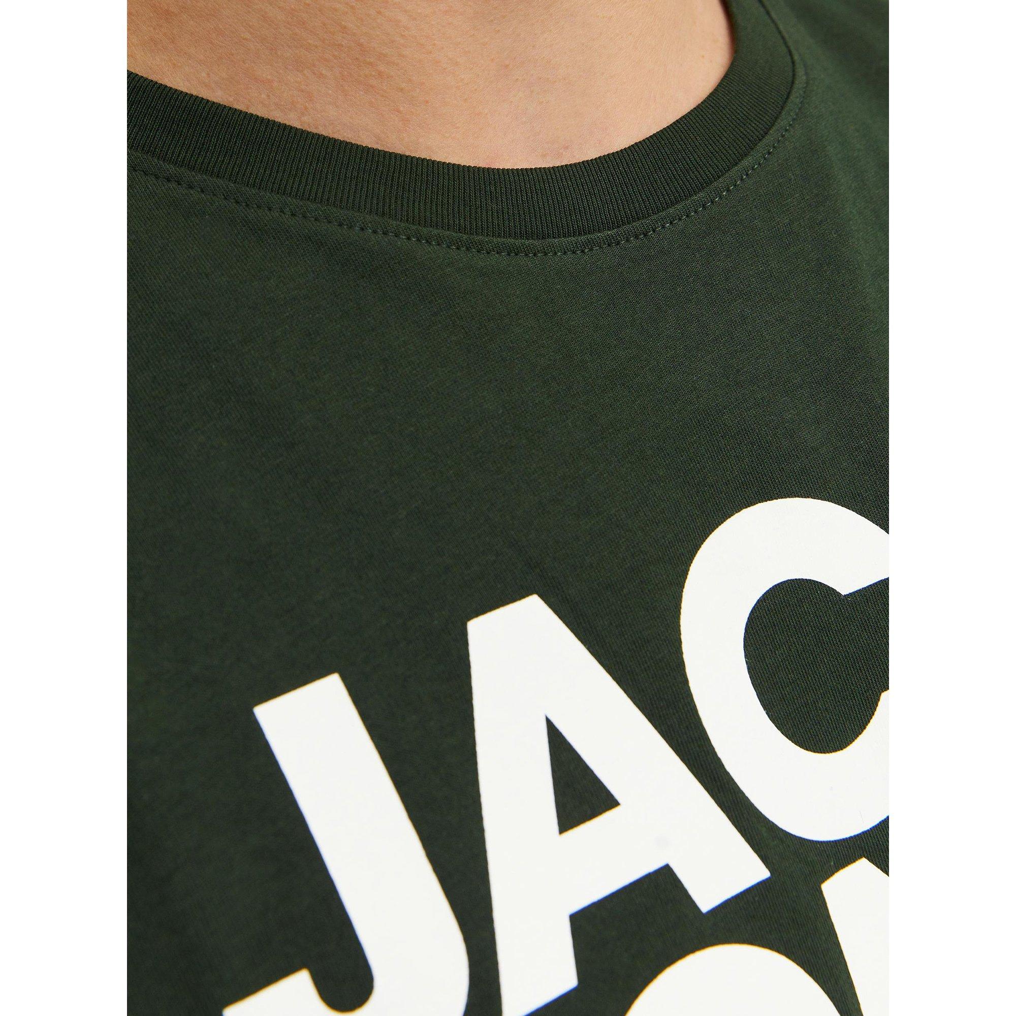 JACK & JONES Logo Tee Manches Courtes Col Rond  