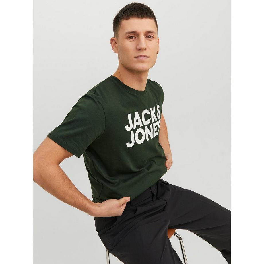 JACK & JONES JJECORP Logo O-Neck T-Shirt Maniche Corte  