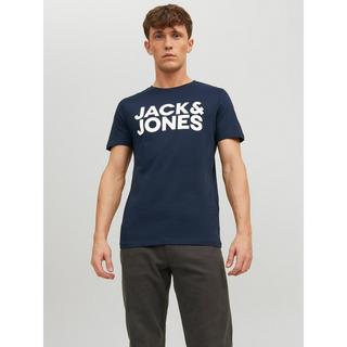 JACK & JONES Logo Tee Kurzarm Rundhals  