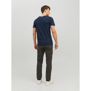 JACK & JONES Logo Tee Kurzarm Rundhals  