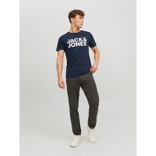 JACK & JONES Logo Tee Kurzarm Rundhals  