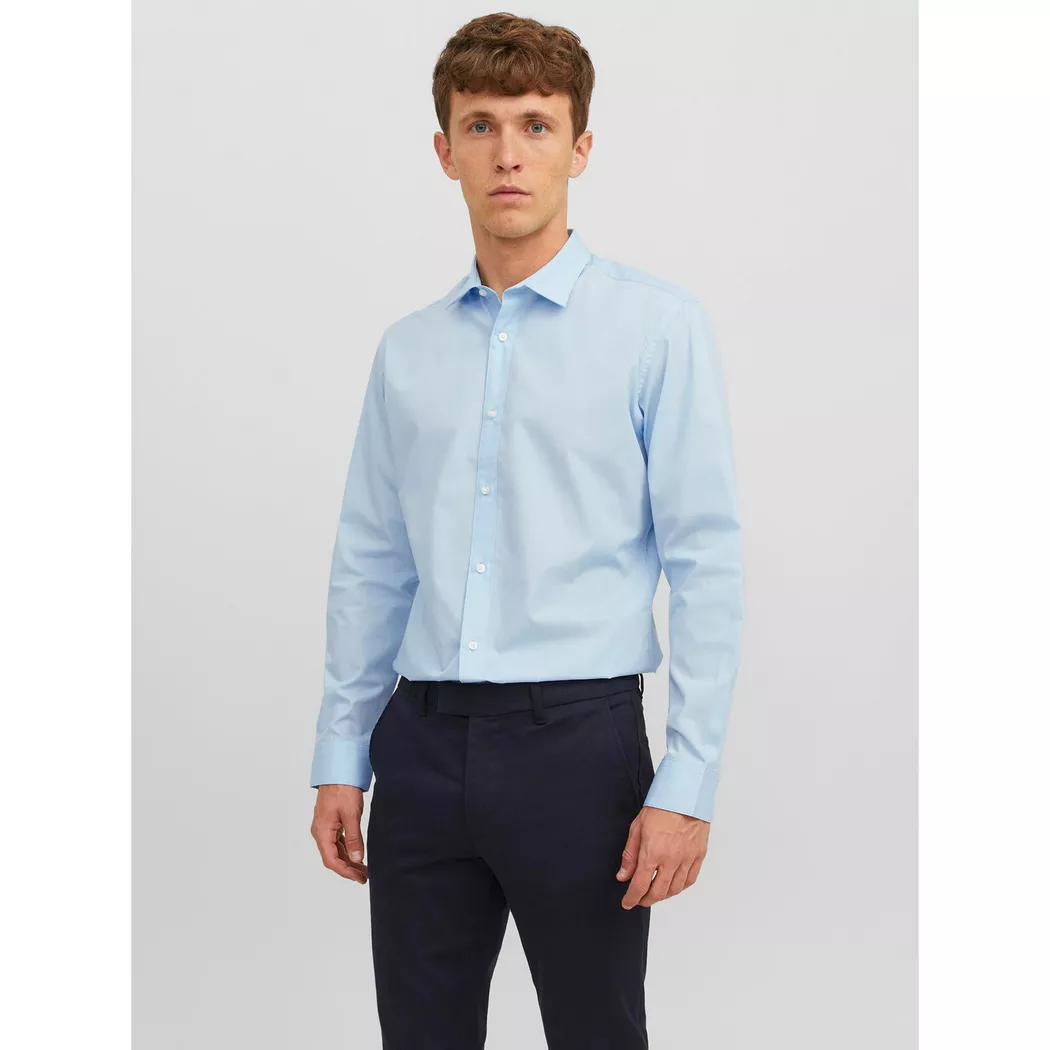 Jack & Jones - Hemd, langarm, für Herren, Hellgrau, Größe XL
