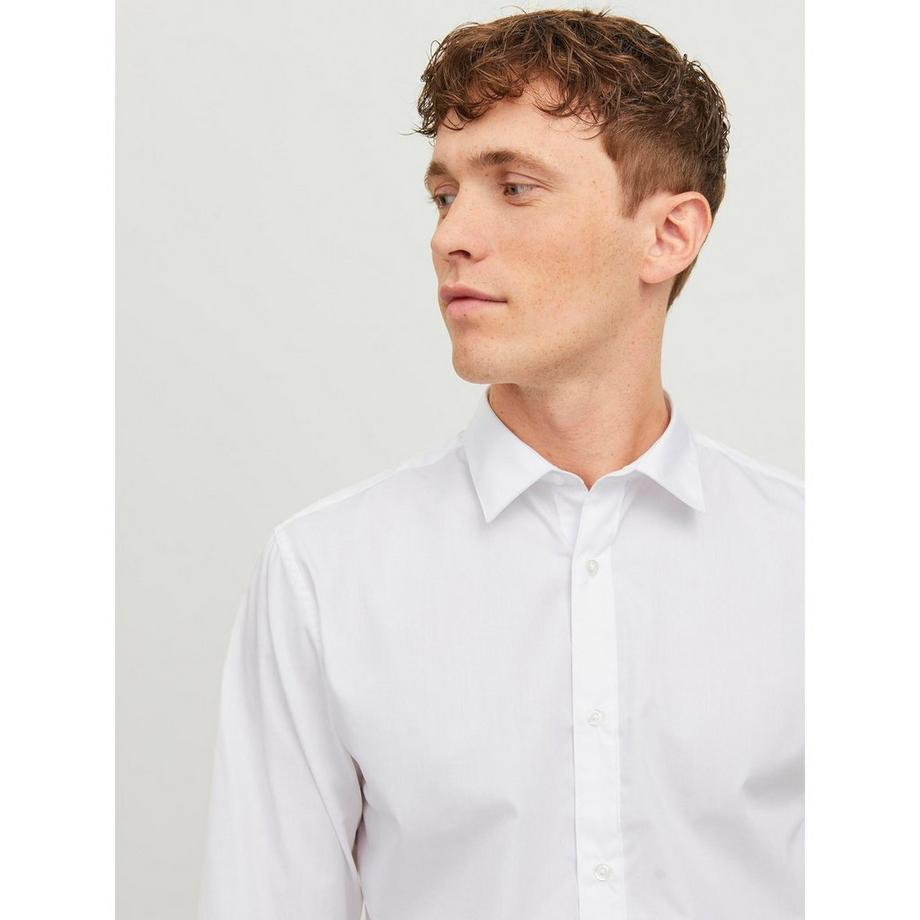 JACK & JONES Joe Plain Langarmhemd  