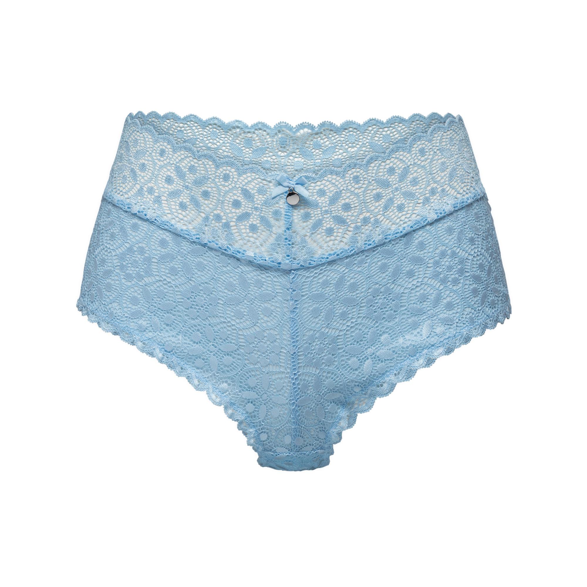 Image of Slip Hohe Taille Damen Blau 36