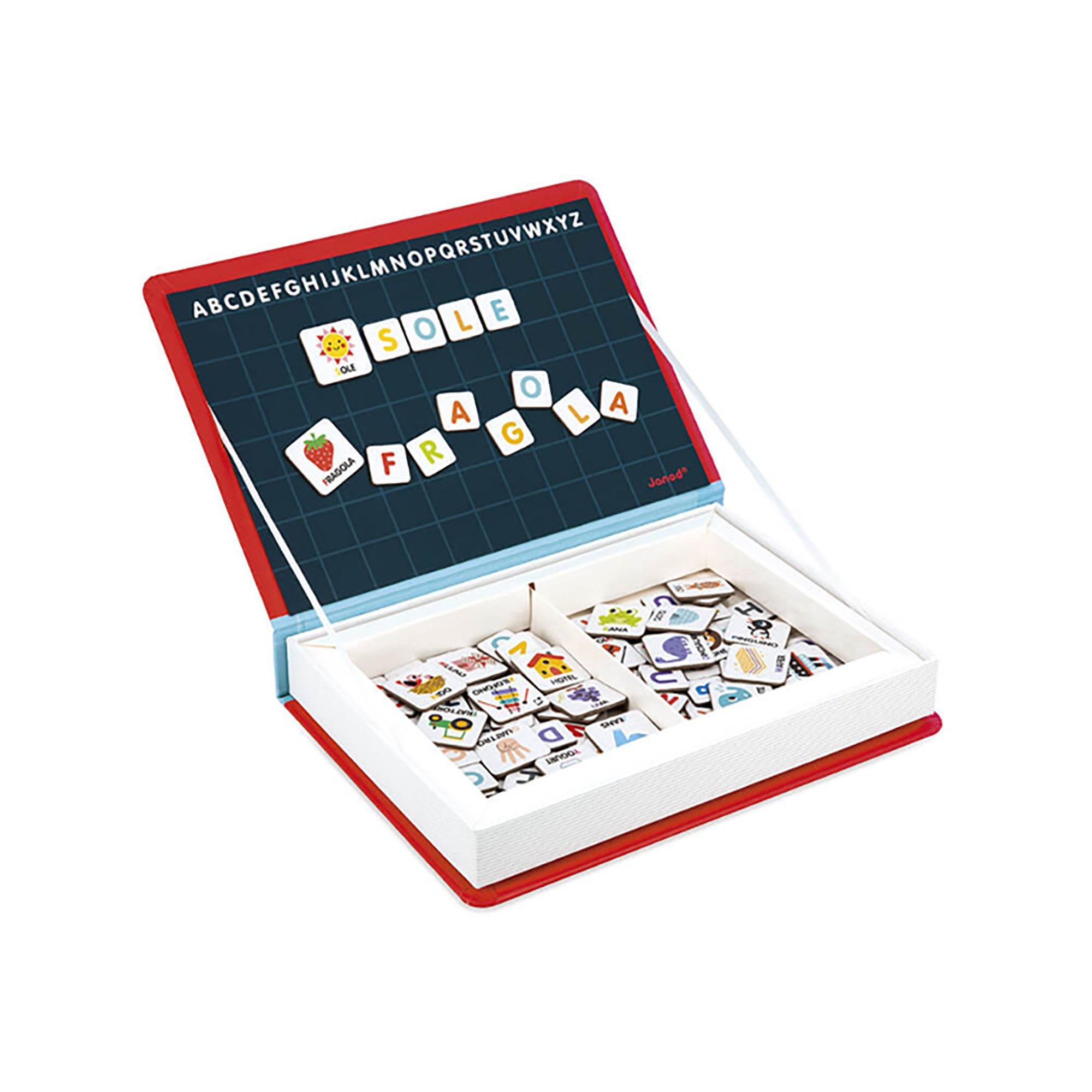 Janod  Libro Magnetico Alfabeto, Italienisch 