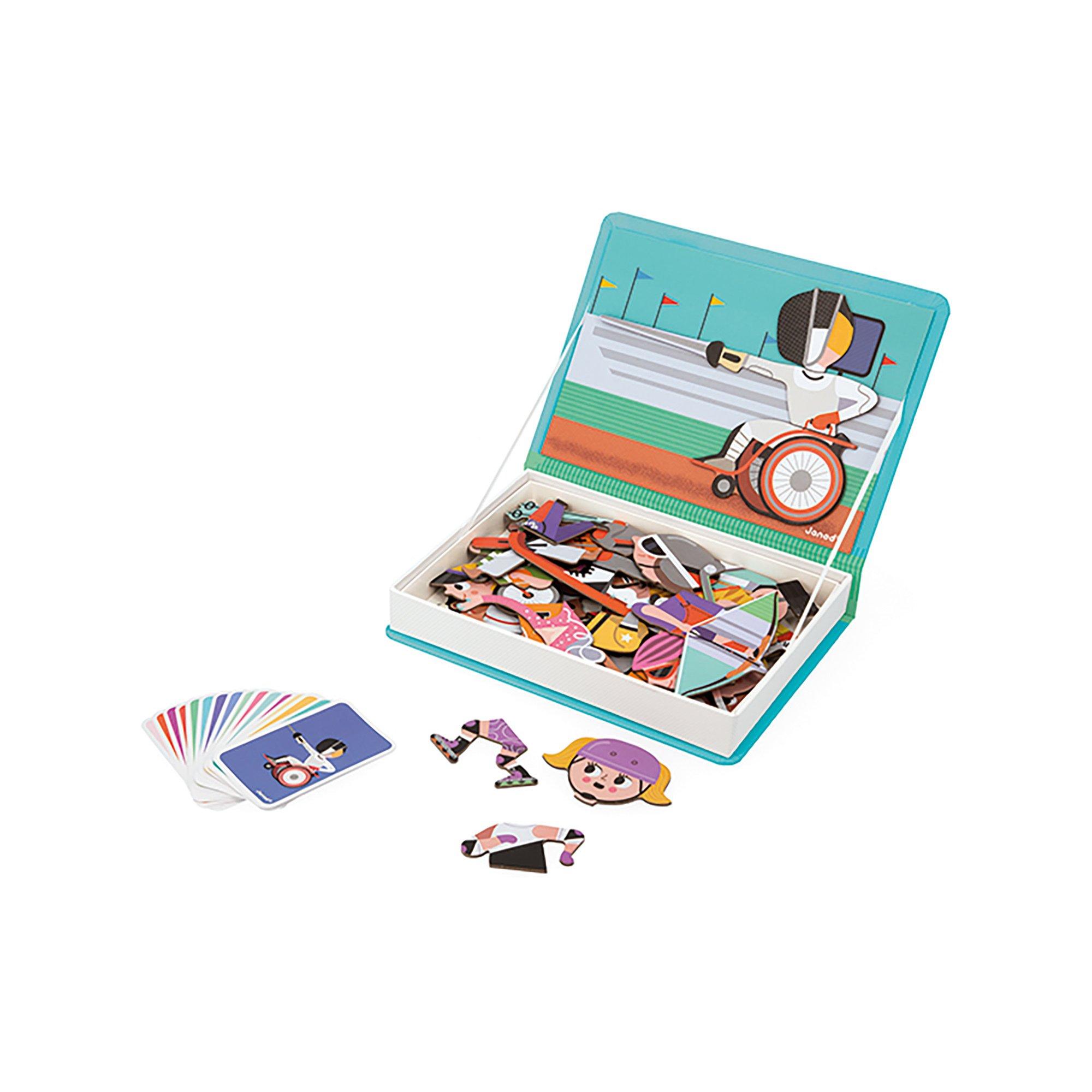 Janod  Libro Magnetico Sports 