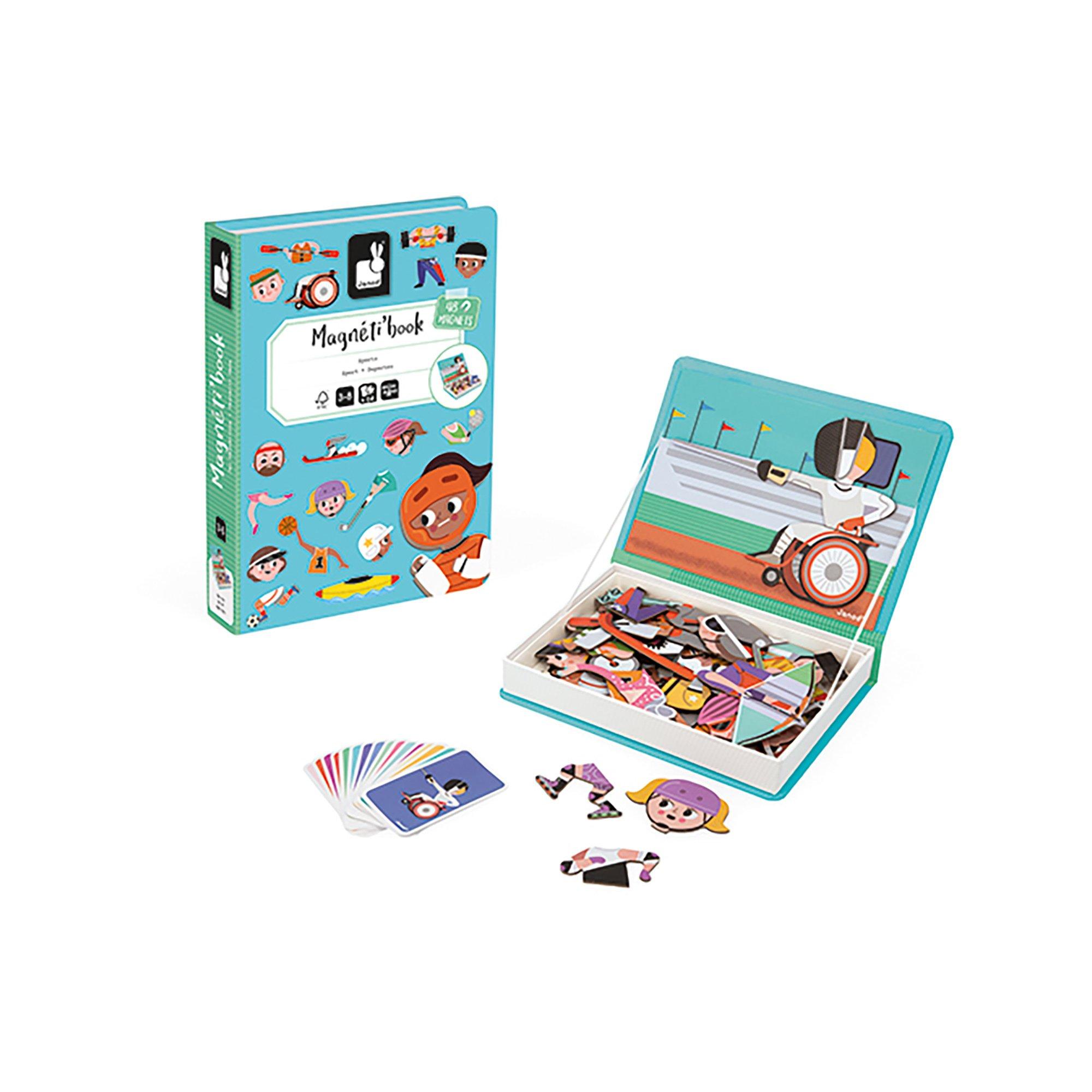 Janod  Libro Magnetico Sports 