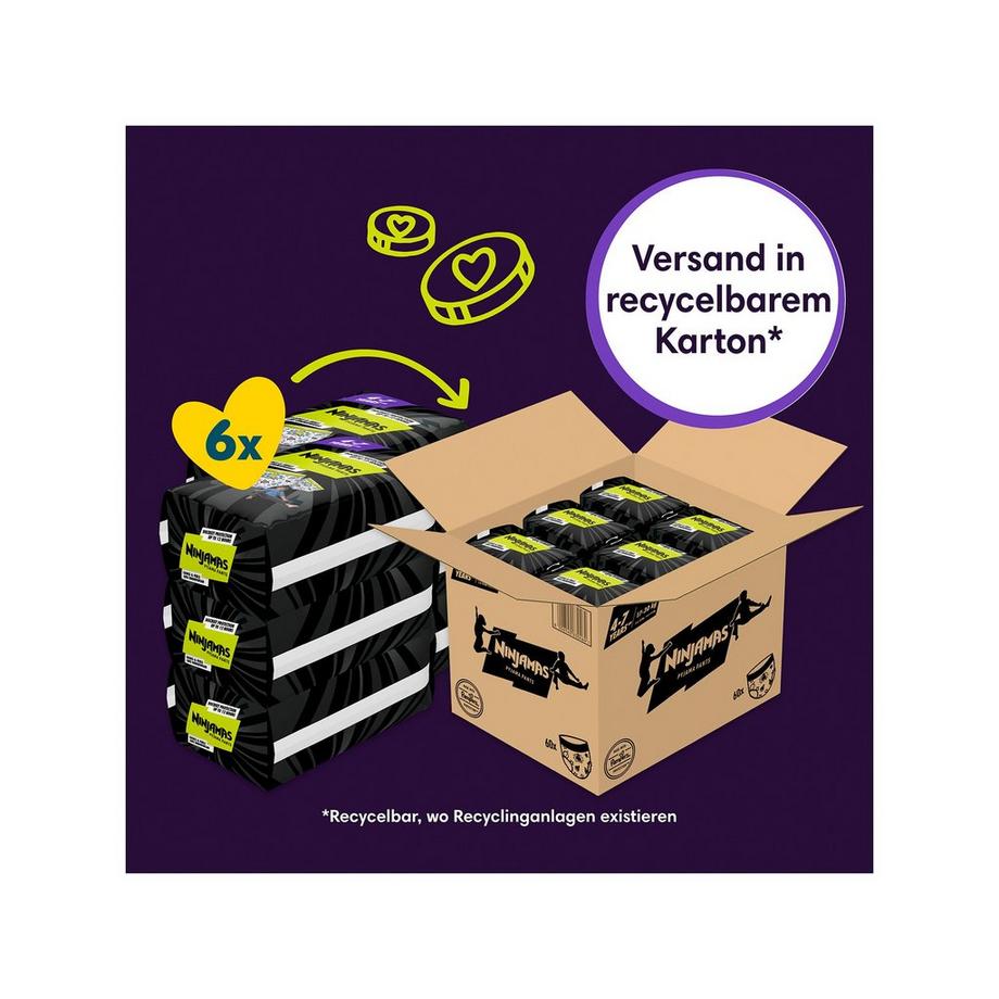 Pampers  Ninjamas für Jungs 4-7 Jahre MonatsBox 