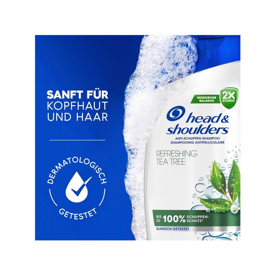 head & shoulders  Anti-Schuppen Shampoo mit Teebaum Öl 