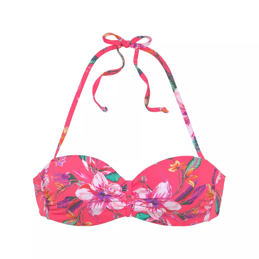 Lascana - Bikini Oberteil, für Damen, Rouge Größe 38D