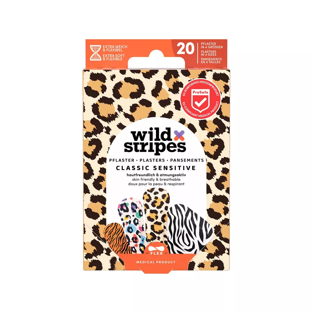 Wild Stripes - Classic Sensitive Animal, 20Stück