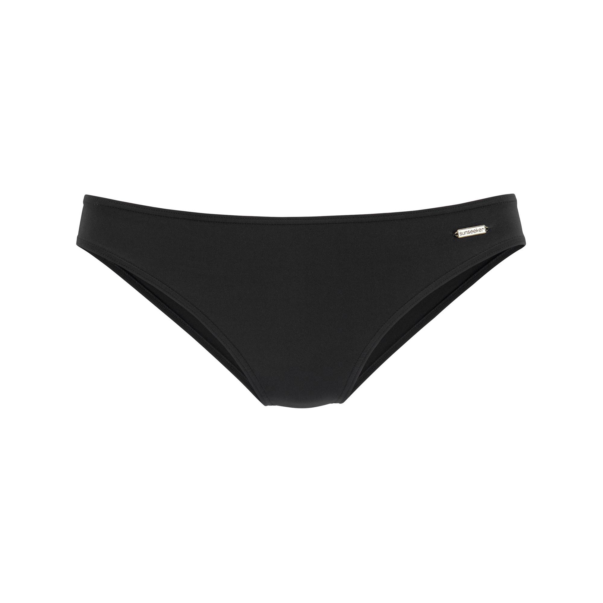 Image of Bikini Unterteil, Panty Damen Schwarz matt 36