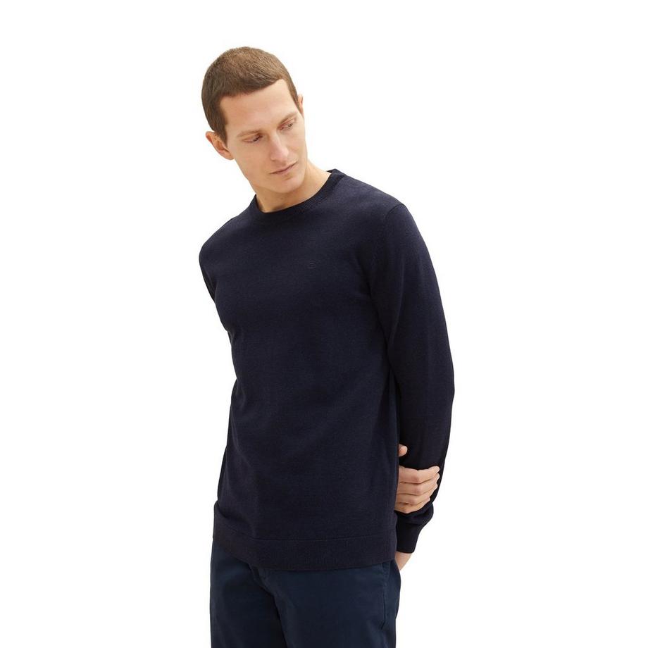 TOM TAILOR Pull Col Rond  