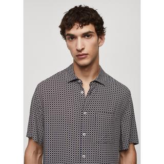 Mango Man Camicia Maniche Corte Regular Fit  