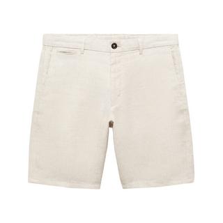 Mango Man Leinen Regular Fit Shorts  