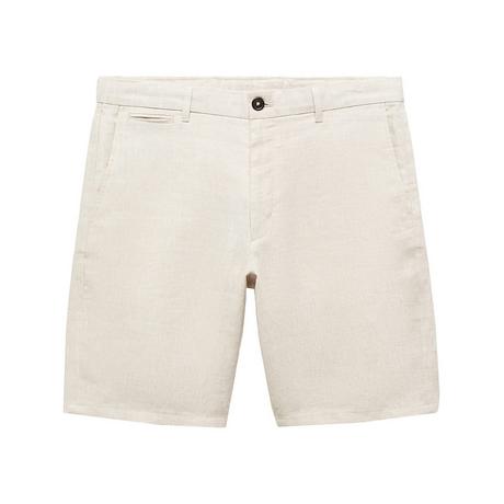Mango Man Leinen Regular Fit Shorts  