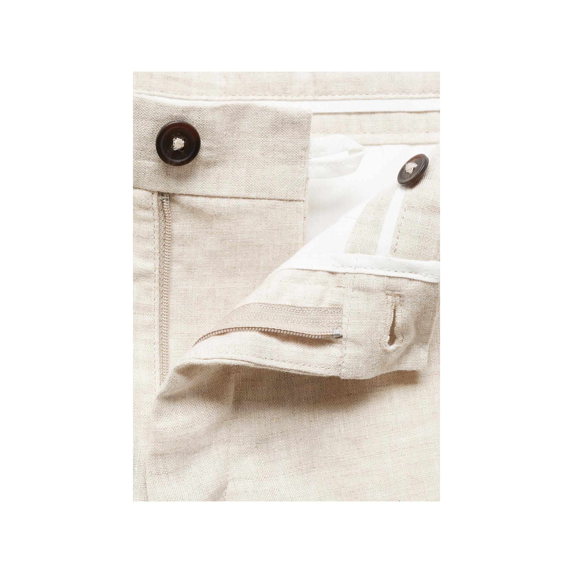 Mango Man Leinen Regular Fit Shorts  