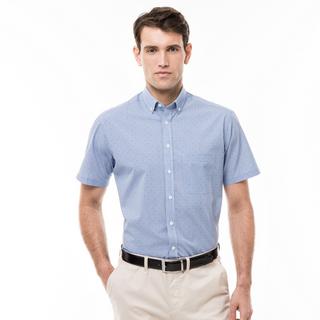 Manor Man Camicia Classic Fit Maniche Corte Fantasia  