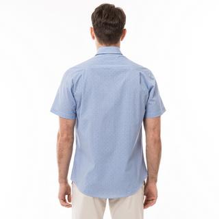 Manor Man Camicia Classic Fit Maniche Corte Fantasia  