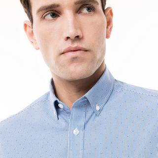 Manor Man Camicia Classic Fit Maniche Corte Fantasia  