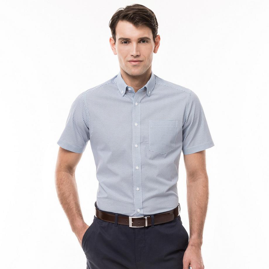 Manor Man Modern Fit Kurzarmhemd  