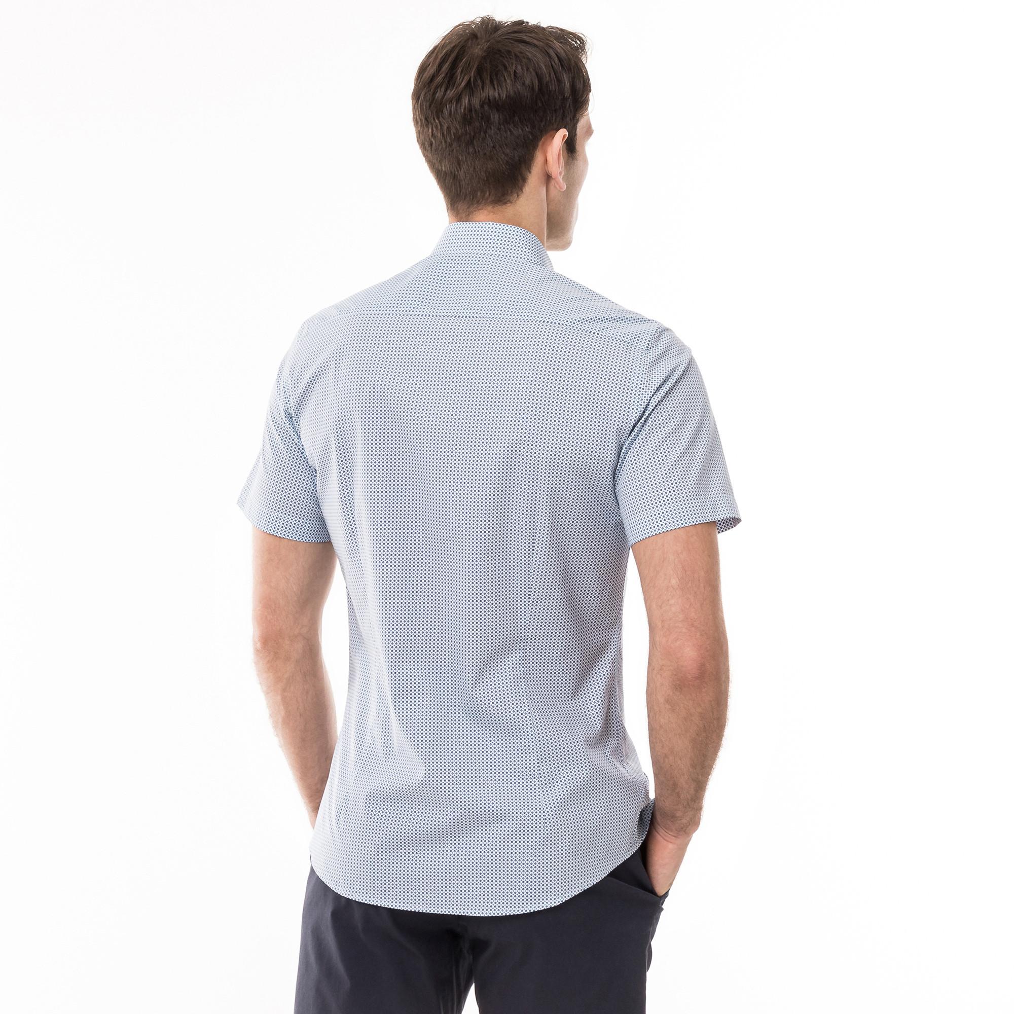 Manor Man Camicia Modern Fit Maniche Corte  