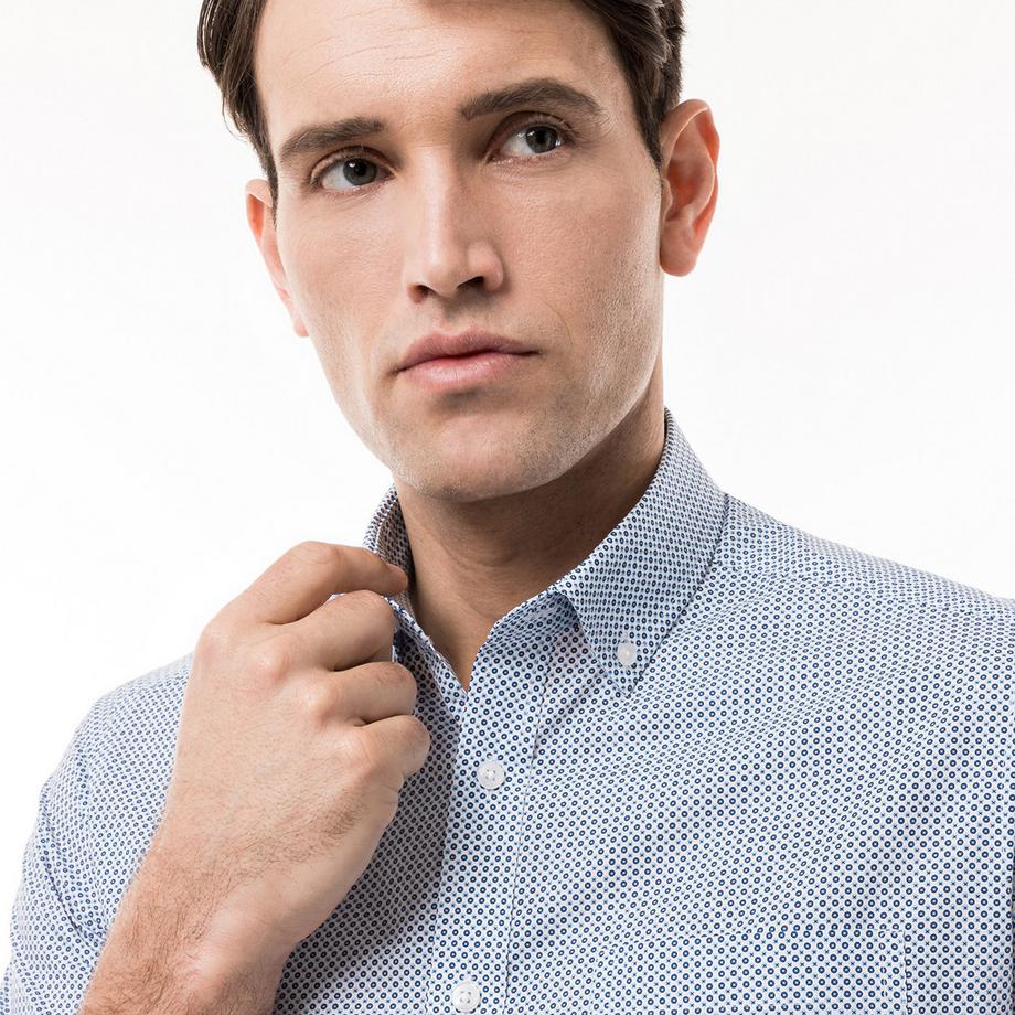 Manor Man Modern Fit Kurzarmhemd  