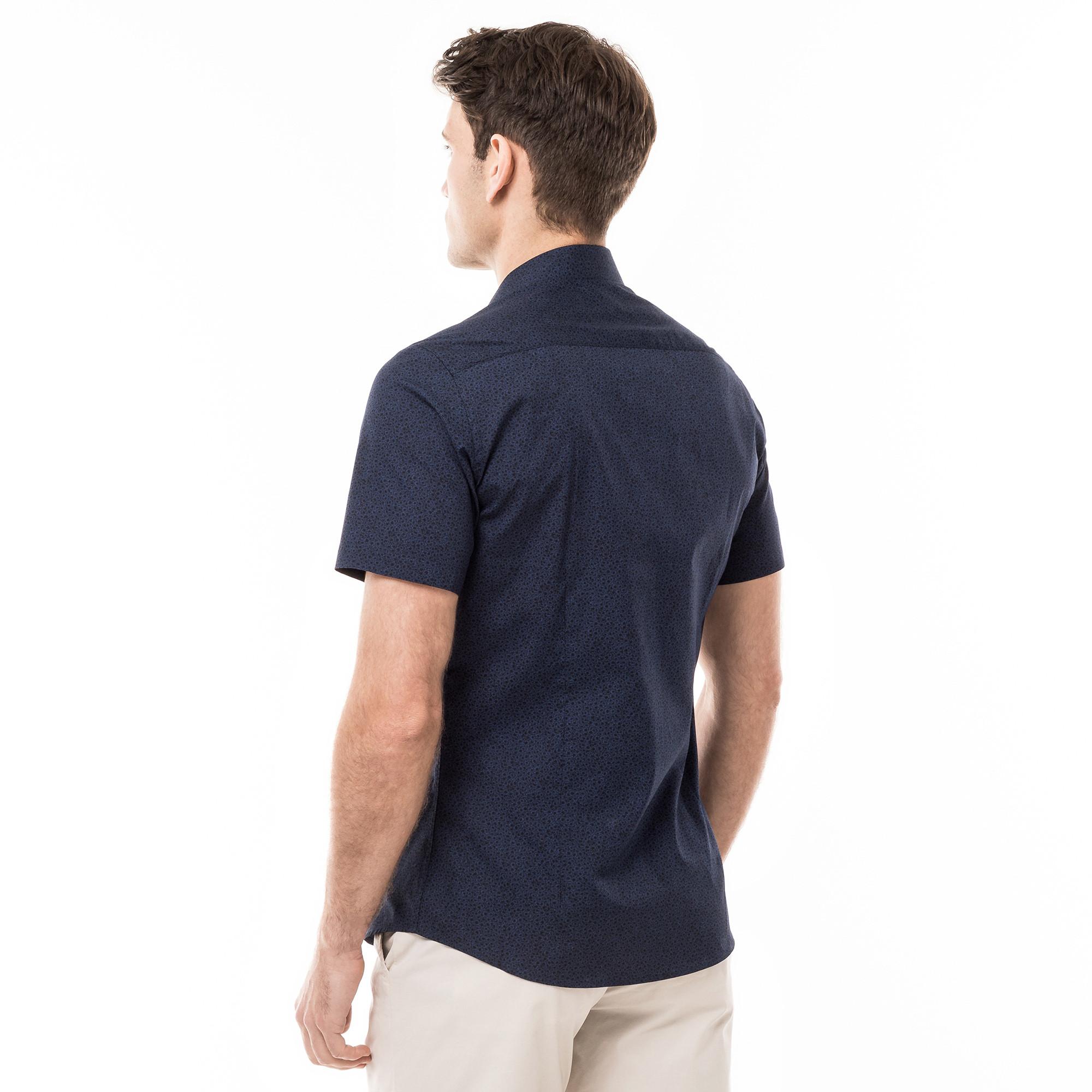 Manor Man Chemise Manches Courtes Modern Fit Motif Floral  