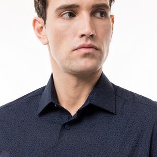 Manor Man Kurzarm Modern Fit Hemd Florales Muster  