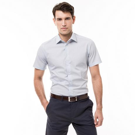 Manor Man Camicia Modern Fit Maniche Corte  
