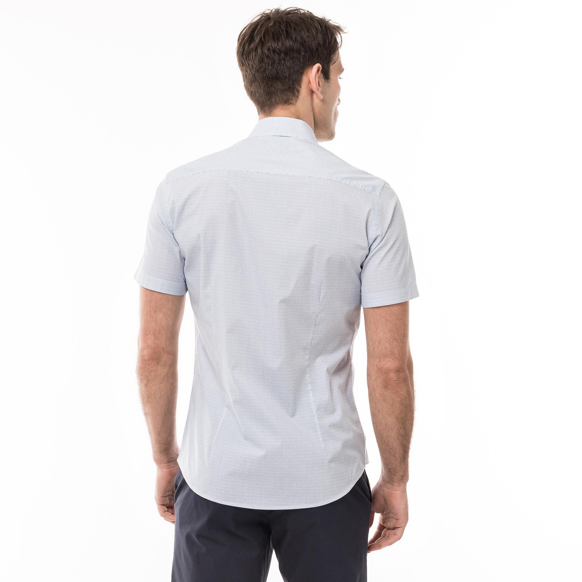 Manor Man Camicia Modern Fit Maniche Corte  