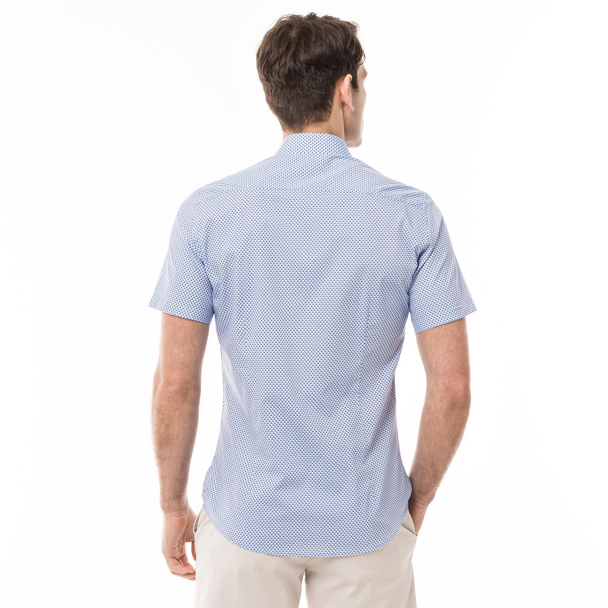 Manor Man Camicia Modern Fit Maniche Corte  