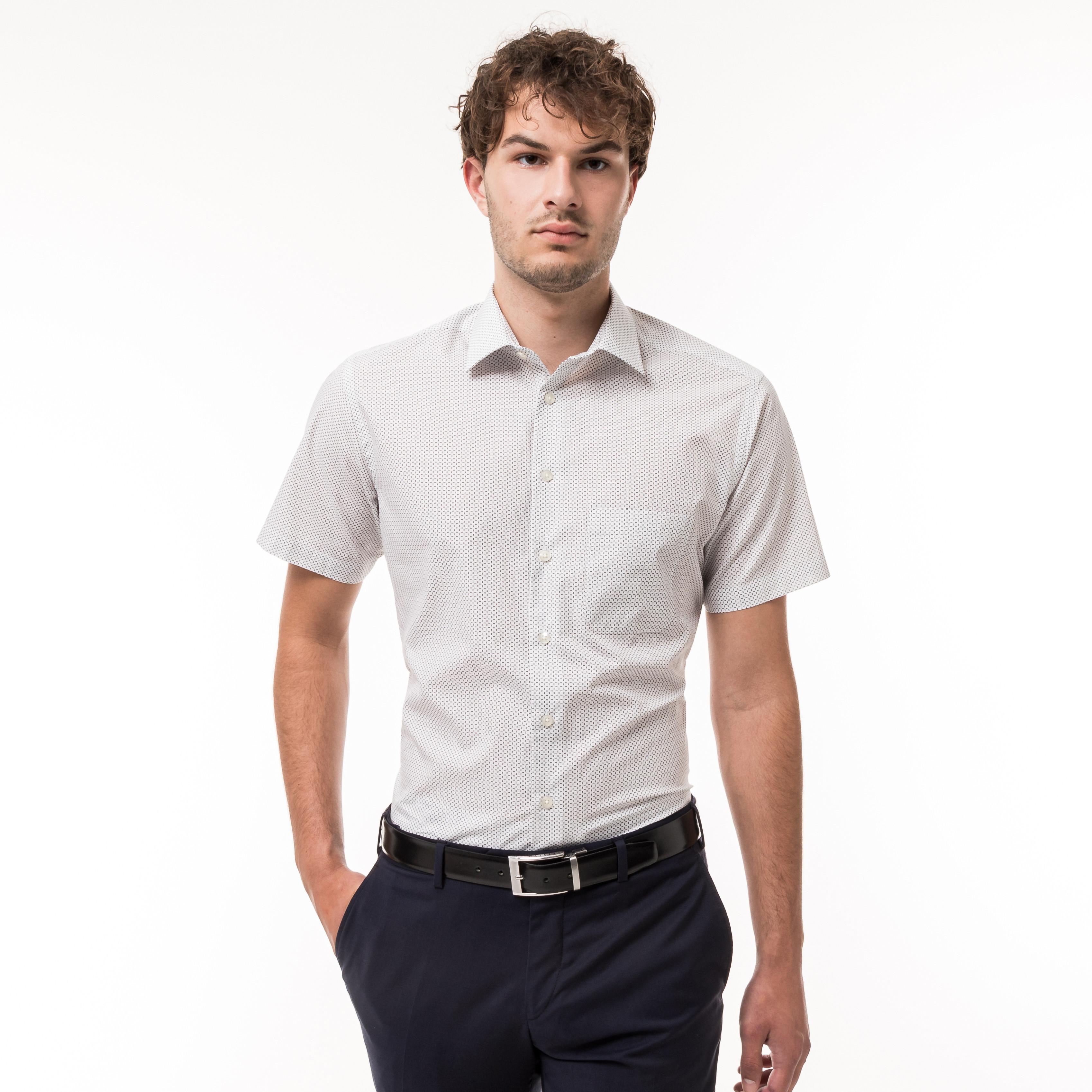 Manor Man  Camicia, classic fit, maniche corte 