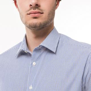 Manor Man Camicia Classic Fit maniche corte a righe  