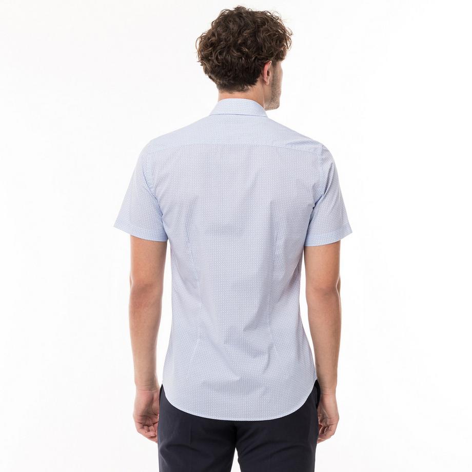 Manor Man Modern Fit Kurzarm Hemd  
