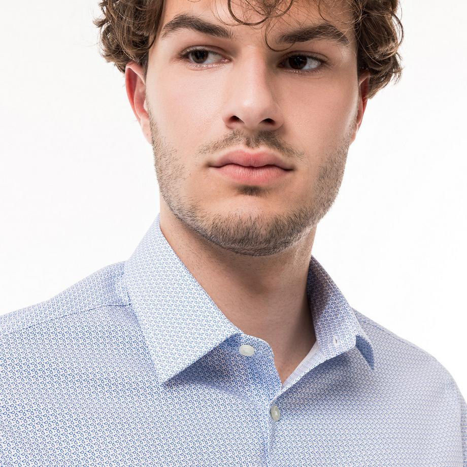 Manor Man Modern Fit Kurzarm Hemd  