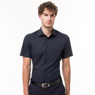 Manor Man Modern Fit Camicia Maniche Corte Fantasia  