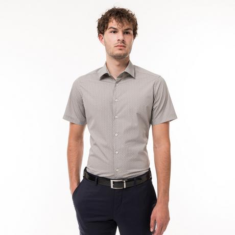 Manor Man Chemise Modern Fit Manches Courtes à Motifs  
