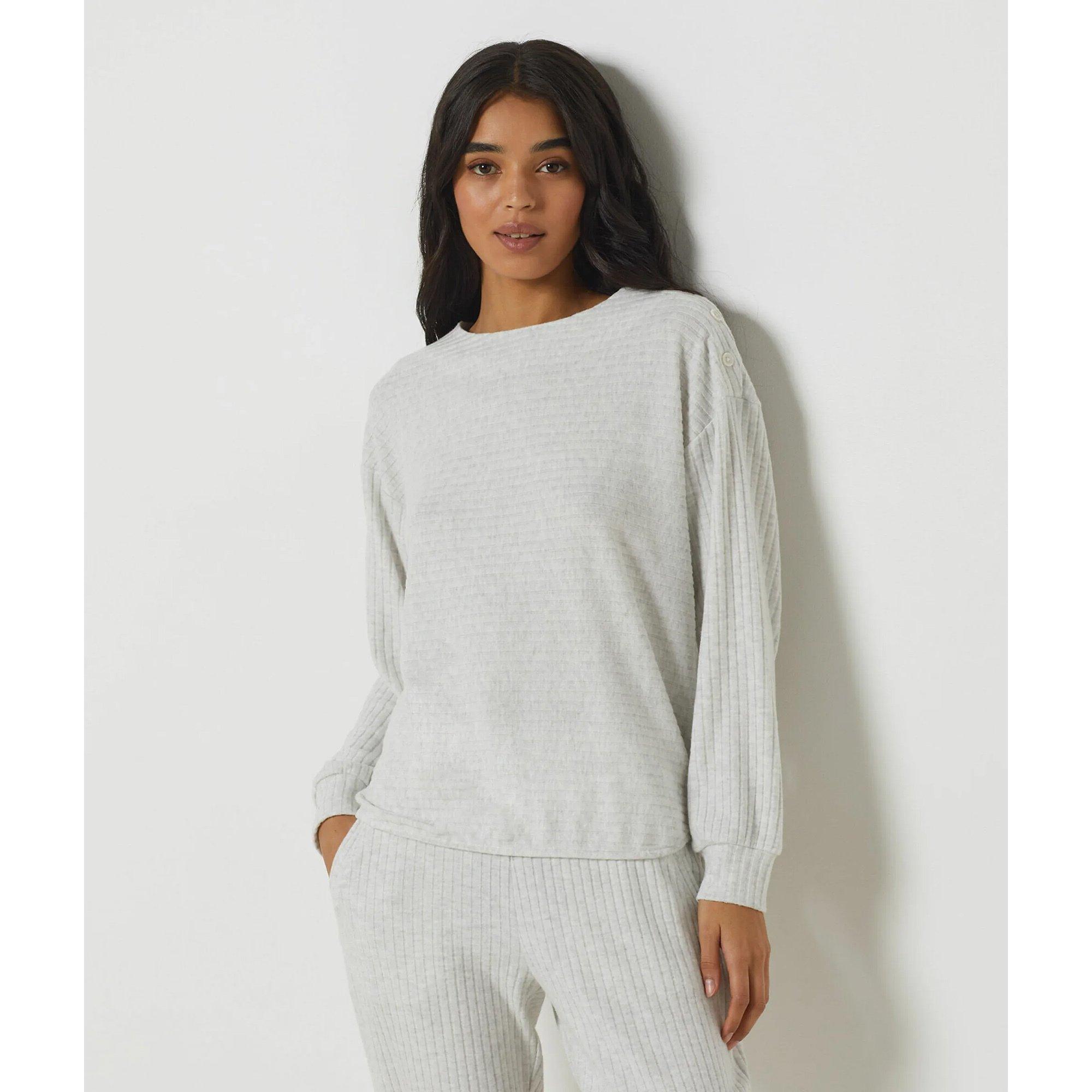 Image of Sweatjacke Mit Kapuze Damen Grau L