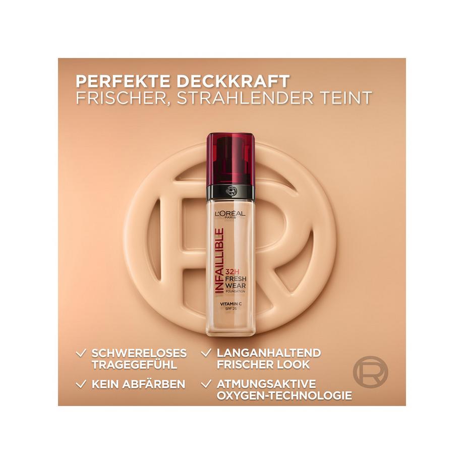 L'OREAL  Fond de Teint Infaillible Freshwear 32H 