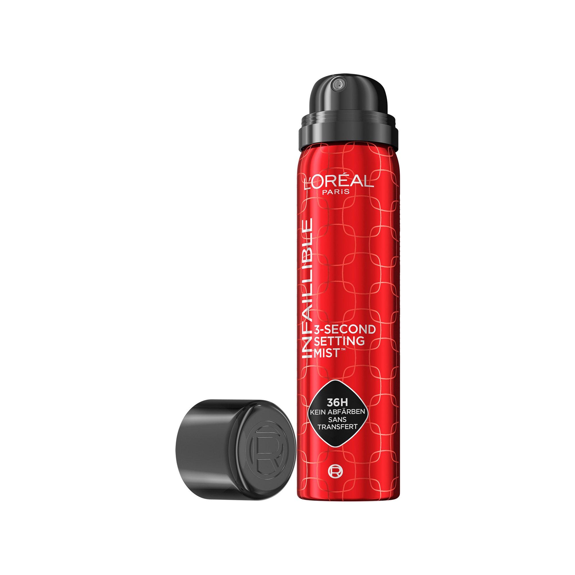 L'OREAL  Setting Spray Infaillible: 3-Second Setting Mist 