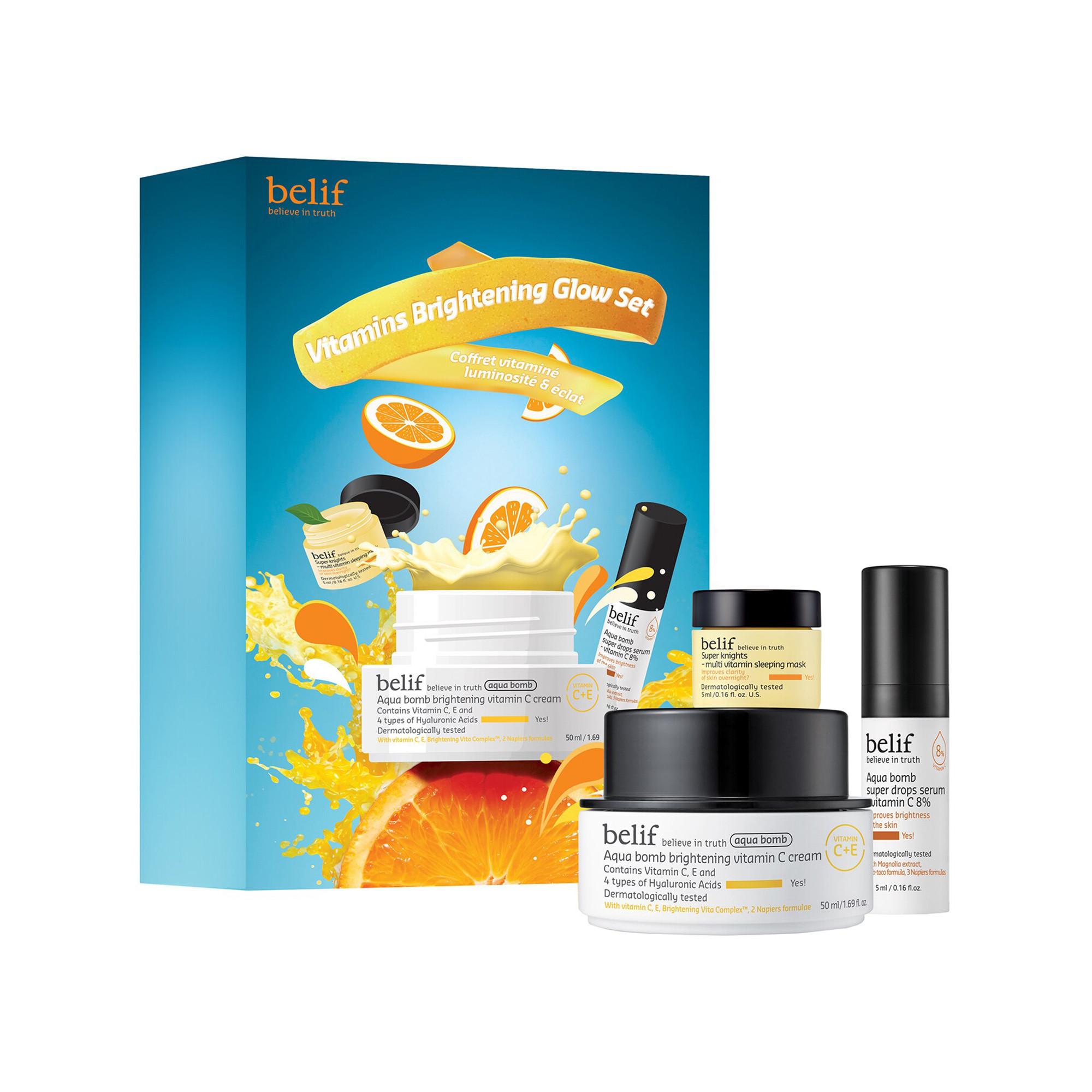 Image of Vitamin-set Leuchtkraft Und Ausstrahlung - Gesichtspflege-set Unisex Set