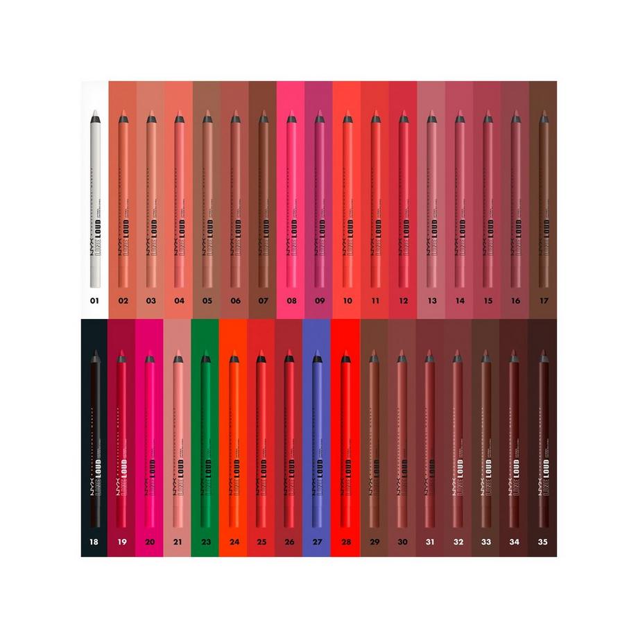 NYX-PROFESSIONAL-MAKEUP Line loud longwear lip shapers Line Loud Longwear Lip Pencil Lipliner 