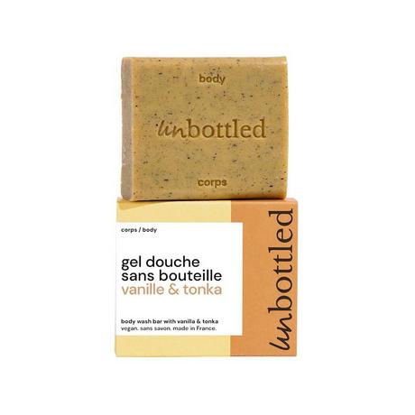 UNBOTTLED  Gel Douche Sans Bouteille Vanille & Tonka - Savon au pH neutre 