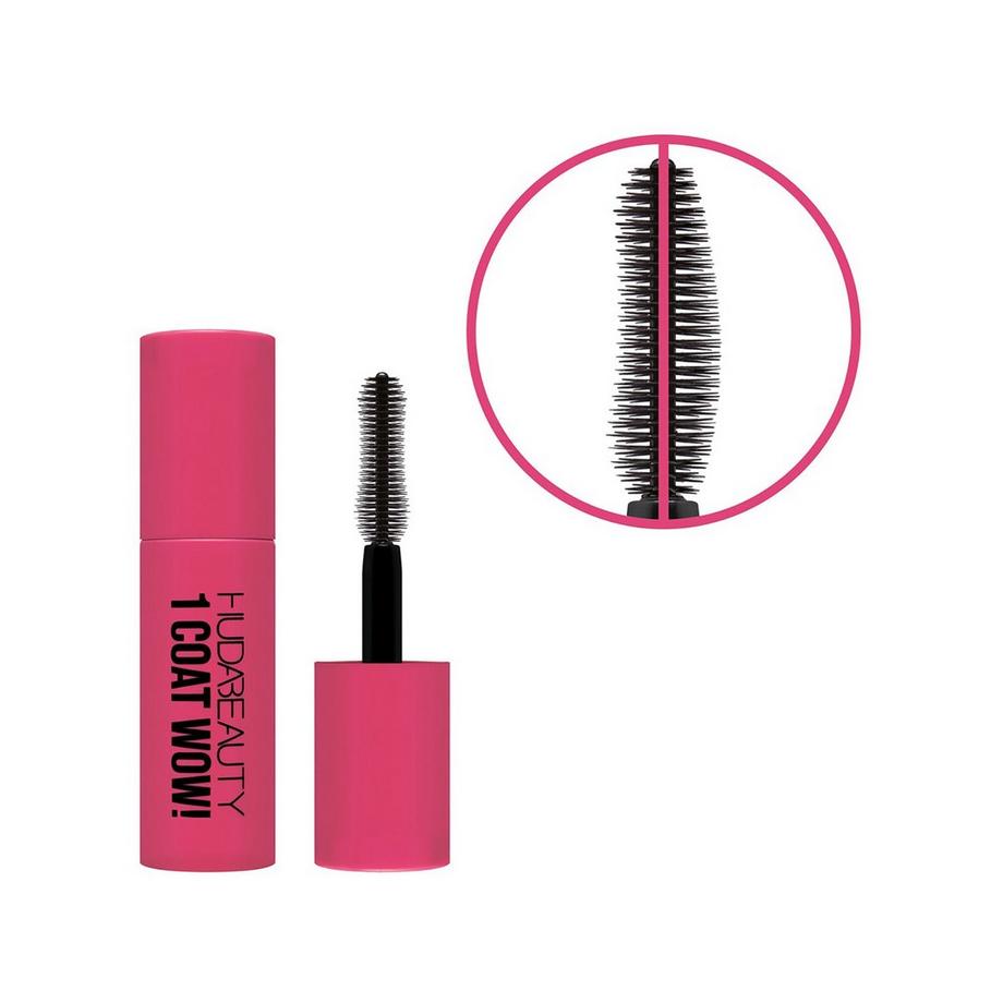 Huda Beauty ONE COAT WOW MINI MASCARA 1 Coat Wow! - Mascara lift volumizzante 