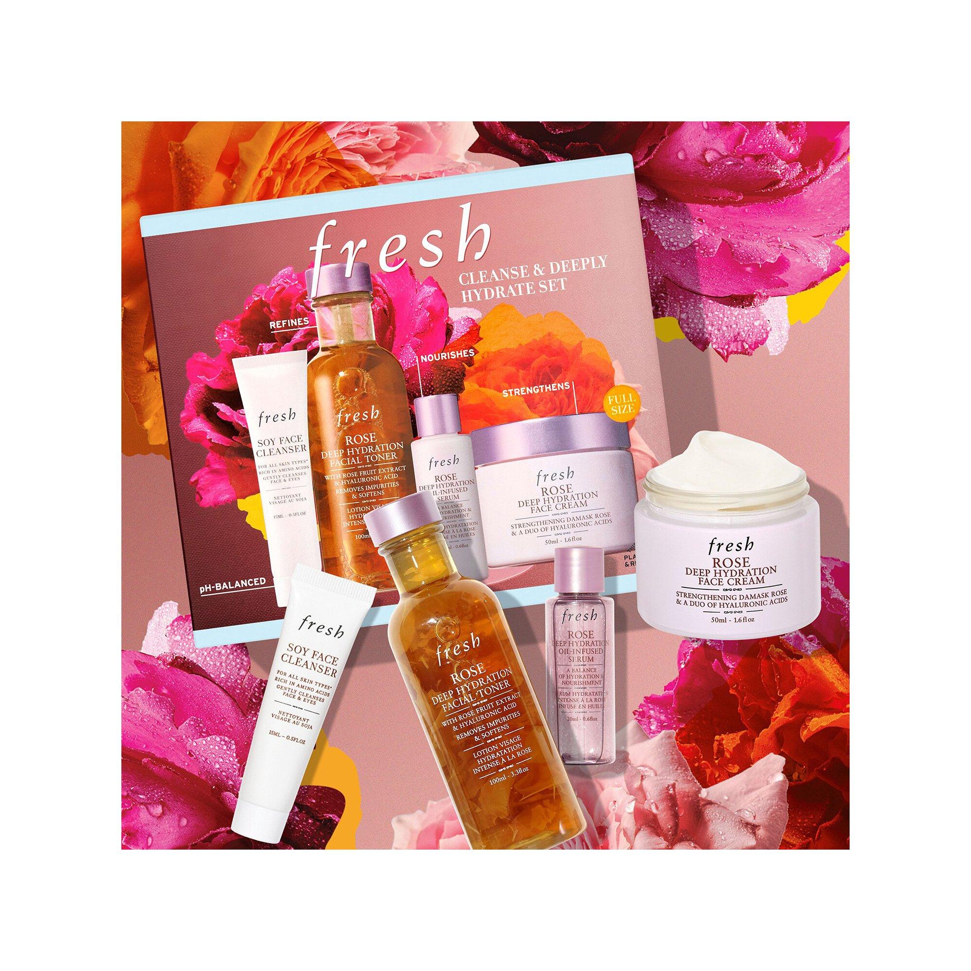 Fresh  Cleanse & Deeply Hydrate Set - Set di bestseller per l'idratazione 