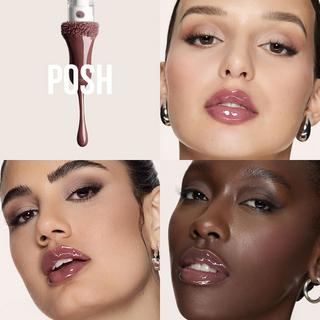 Huda Beauty FAUX FILLER LIP GLOSS FOXY Faux Filler - Hochglänzender Lipgloss 