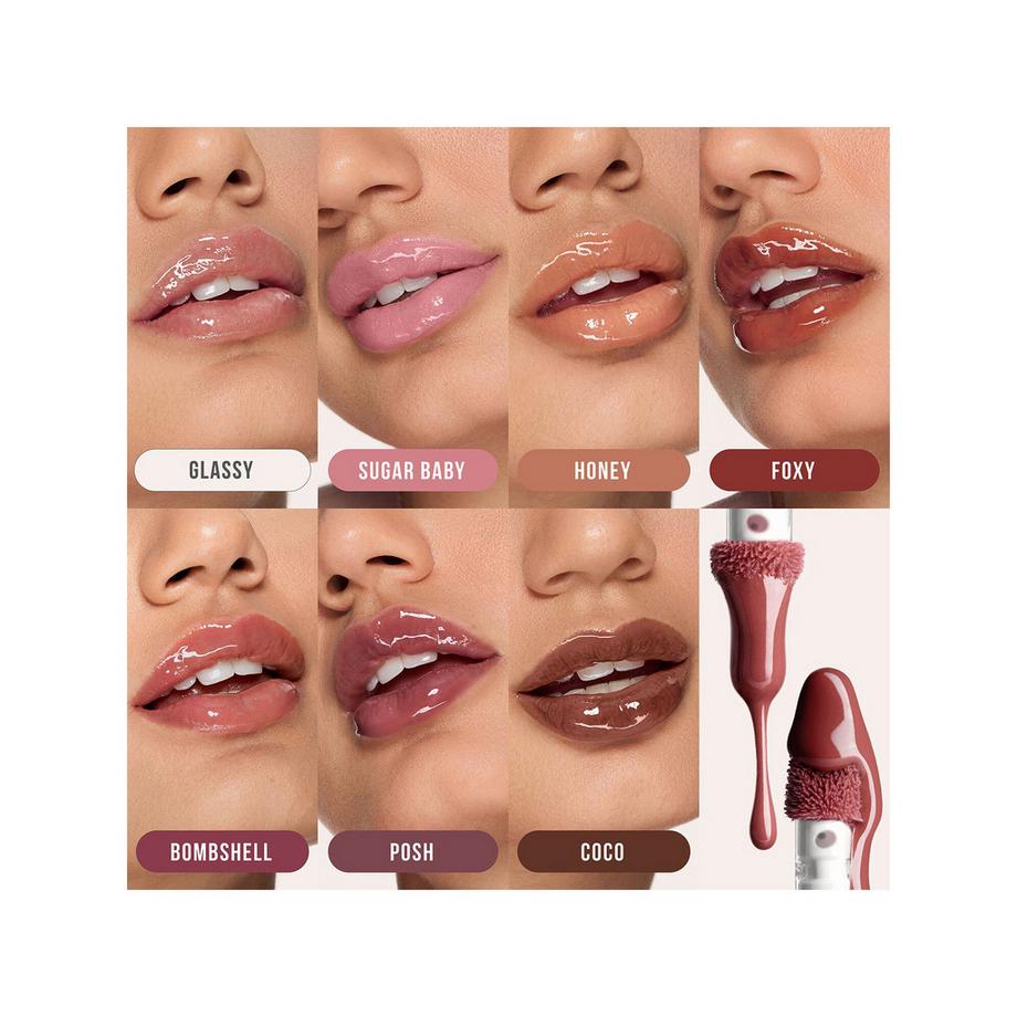 Huda Beauty Hochglänzender Lipgloss Faux Filler 