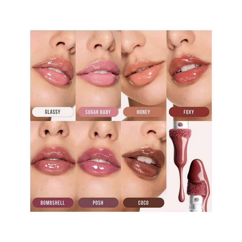 Huda Beauty Hochglänzender Lipgloss Faux Filler 