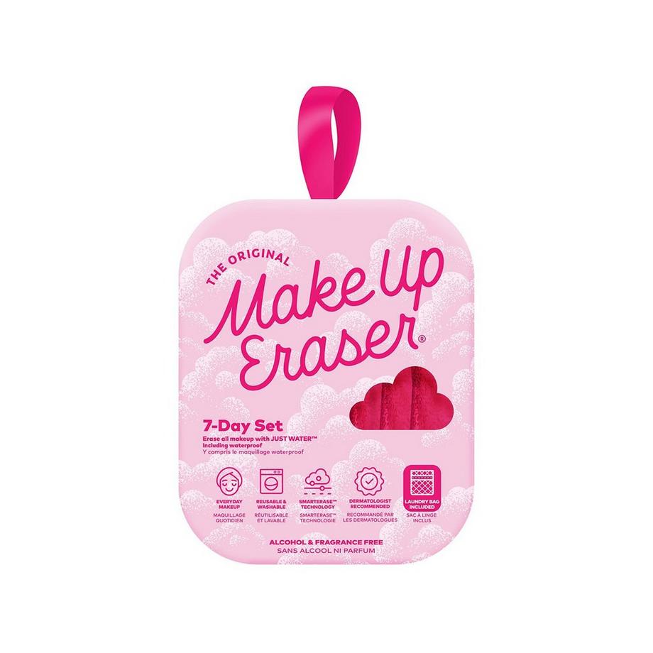 Make Up Eraser  Original Pink 7-Day Set - Set di salviettine struccanti riutilizzabili 
